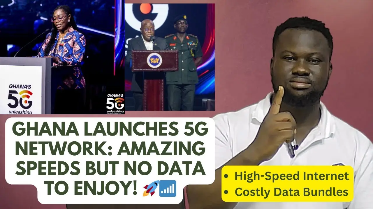 Ghana Launches 5G Network: Amazing Speeds but No Data to Enjoy! 🚀📶